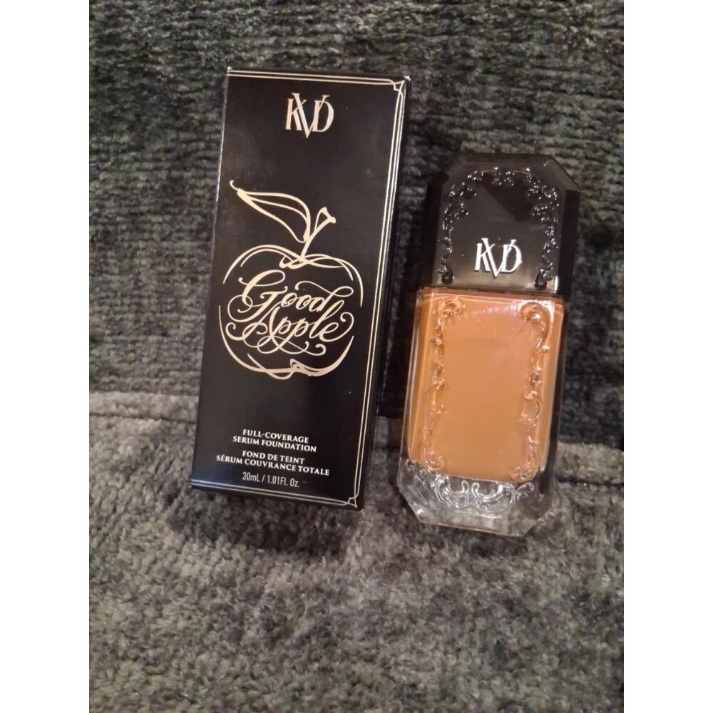 KVD Beauty Good Apple Non-Comedogenic Full-Coverage Serum Foundation Tan 076